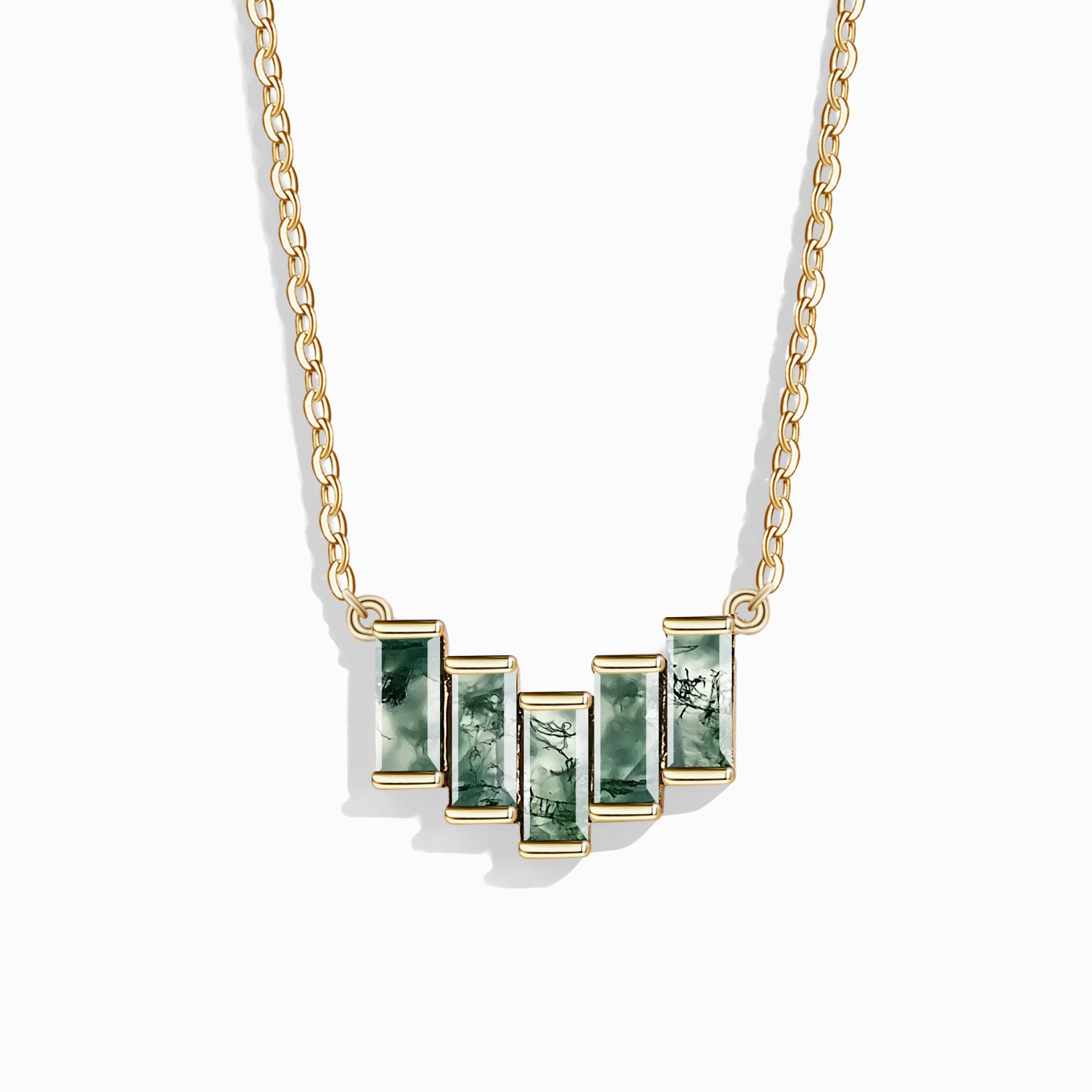 Balance Restoring - Moss Agate Necklace - Num-Magic