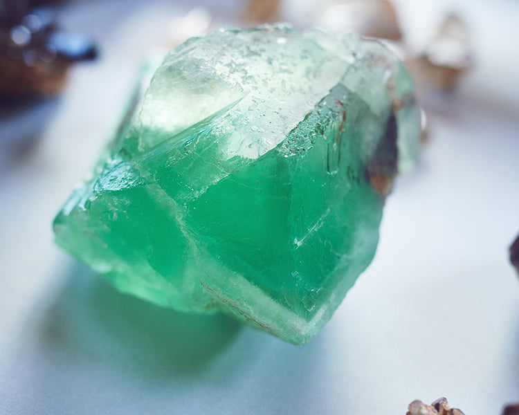 Explore Green Crystals: From Light Green to Dark Green