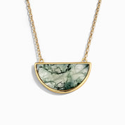 Motivation Spark - Moss Agate Necklace - Num-Magic