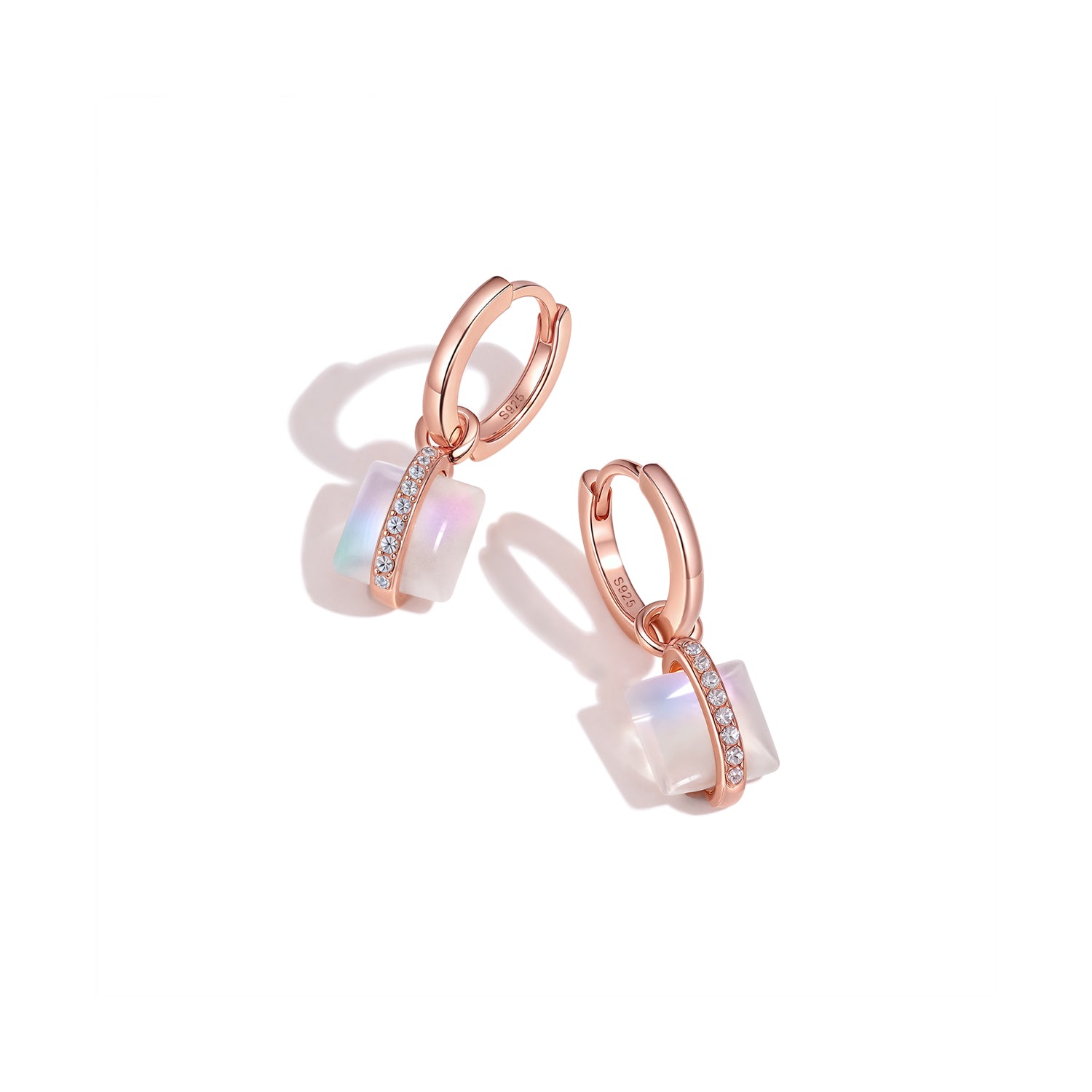 Spiritual Protection - Moonstone Earrings - Num-Magic