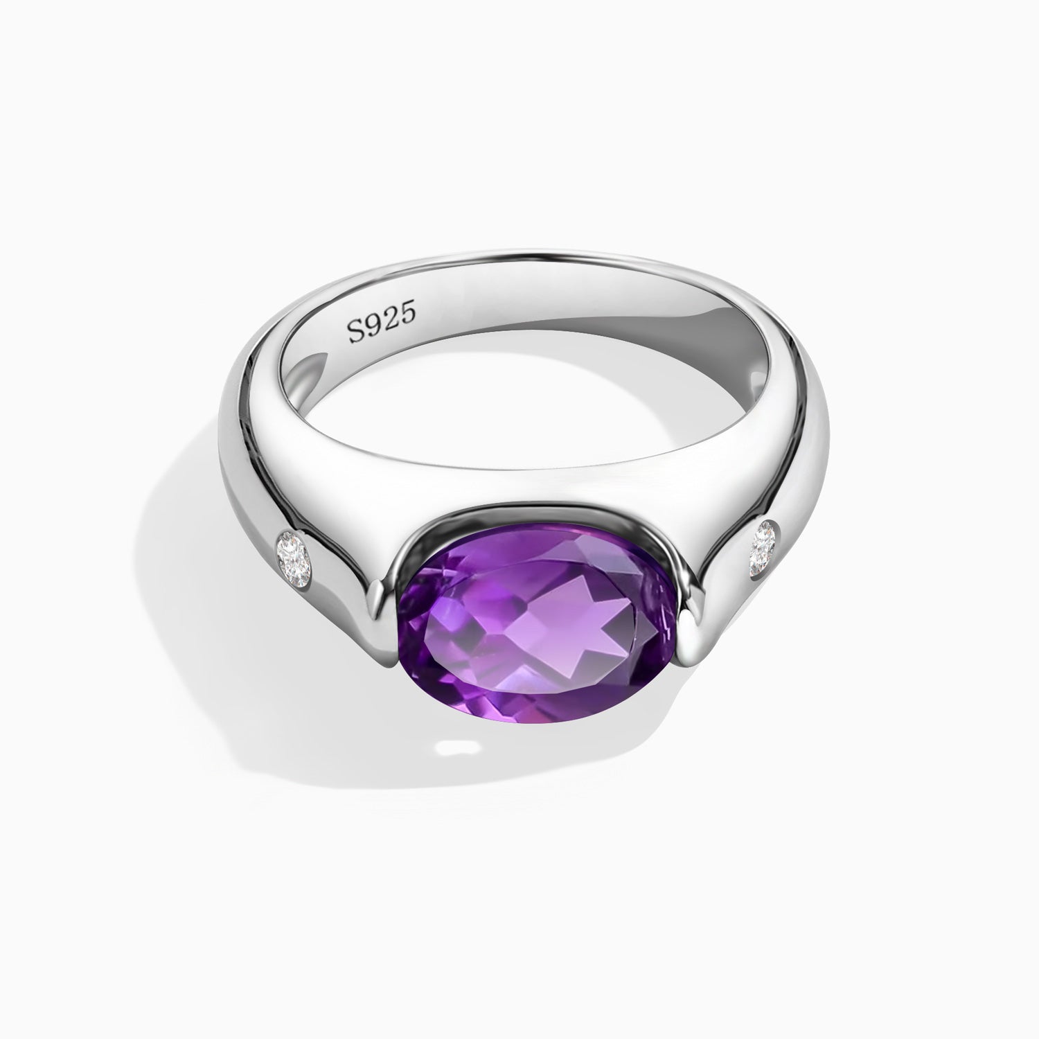Emotional Healing - Amethyst Rings - Num-Magic