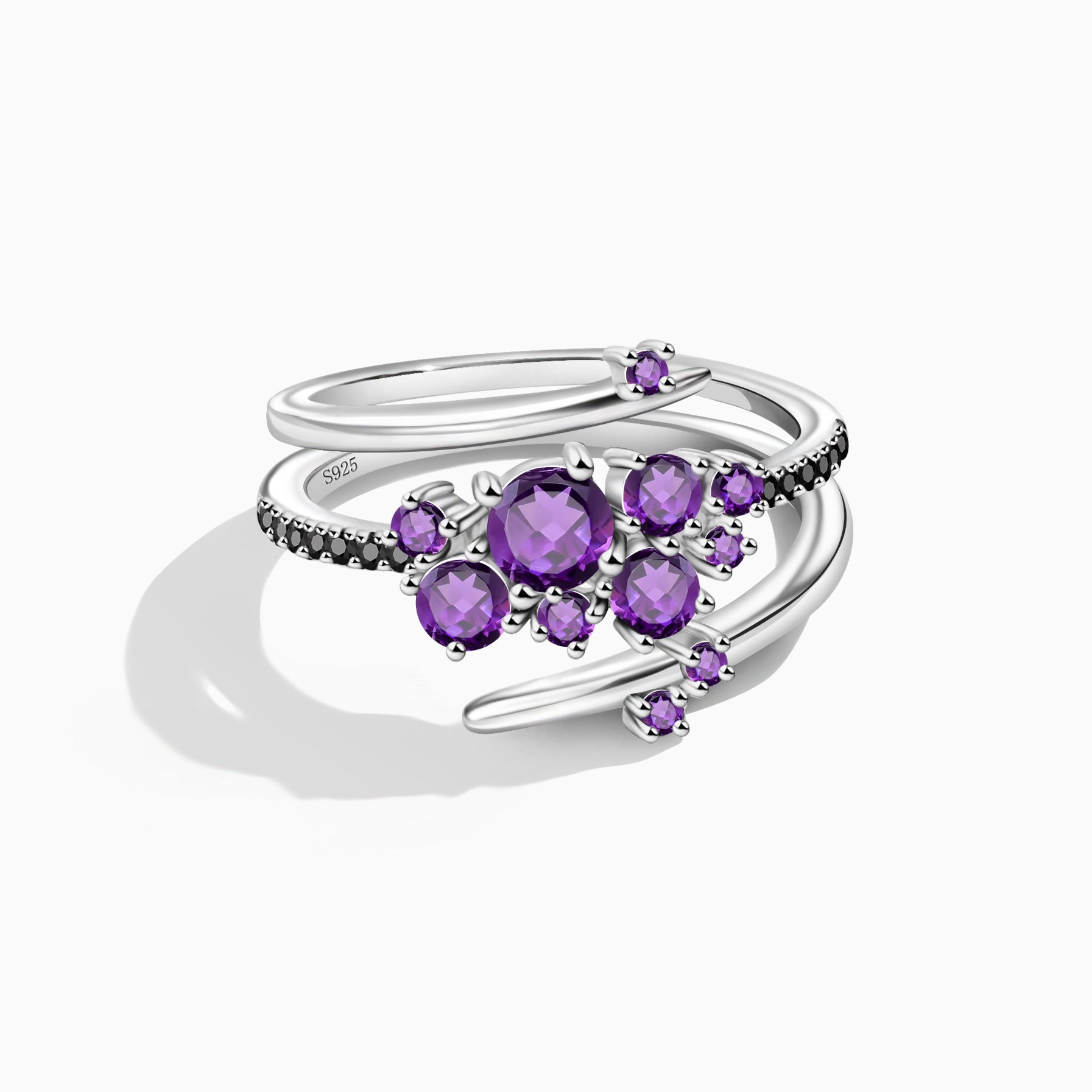 Serenity Inducer - Amethyst Rings - Num-Magic