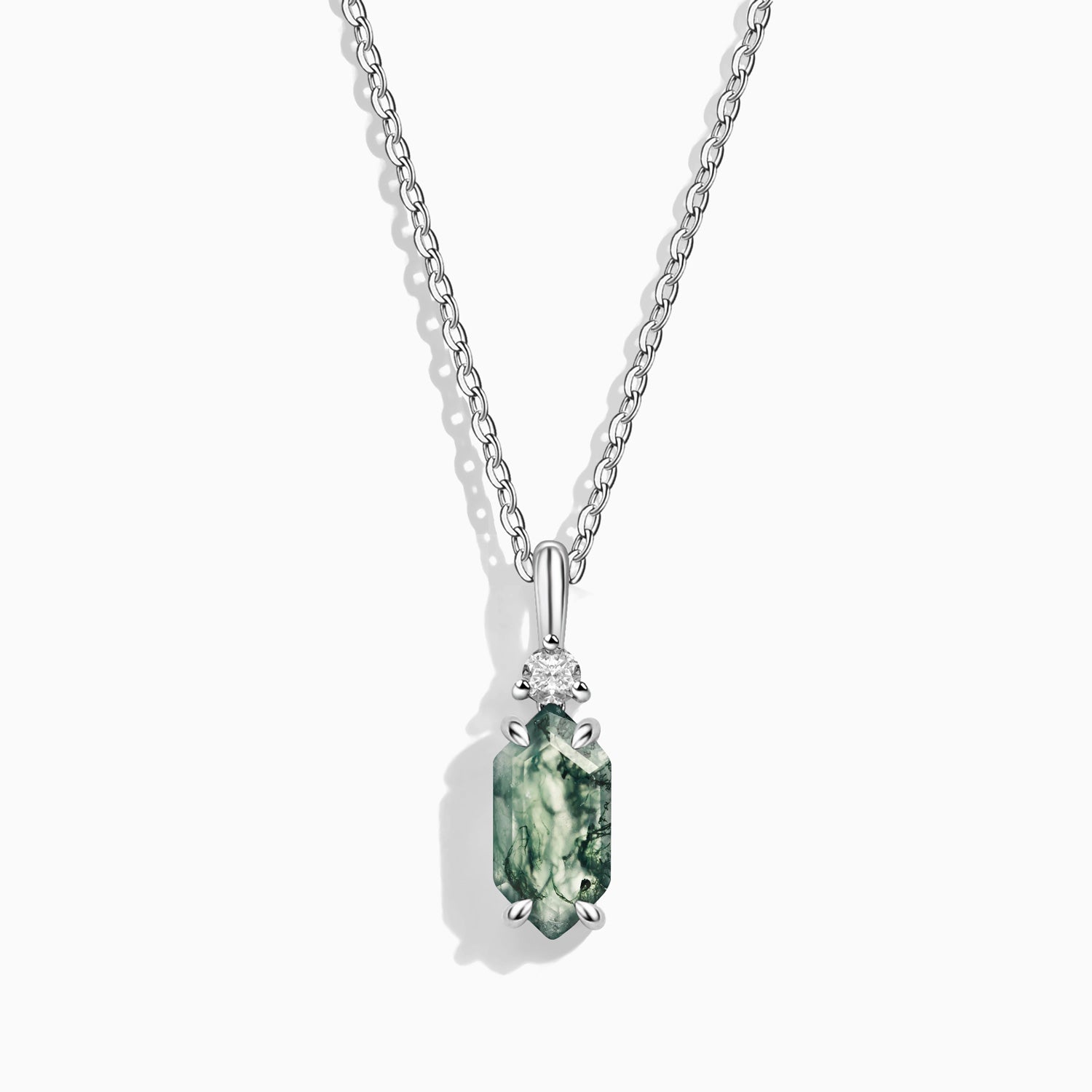 Confidence Boost - Moss Agate Necklace - Num-Magic