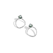 Protective Shield - Moss Agate Earrings - Num-Magic