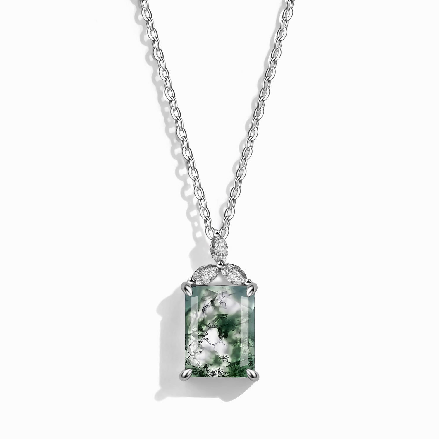 Self-Discovery - Moss Agate Necklace - Num-Magic