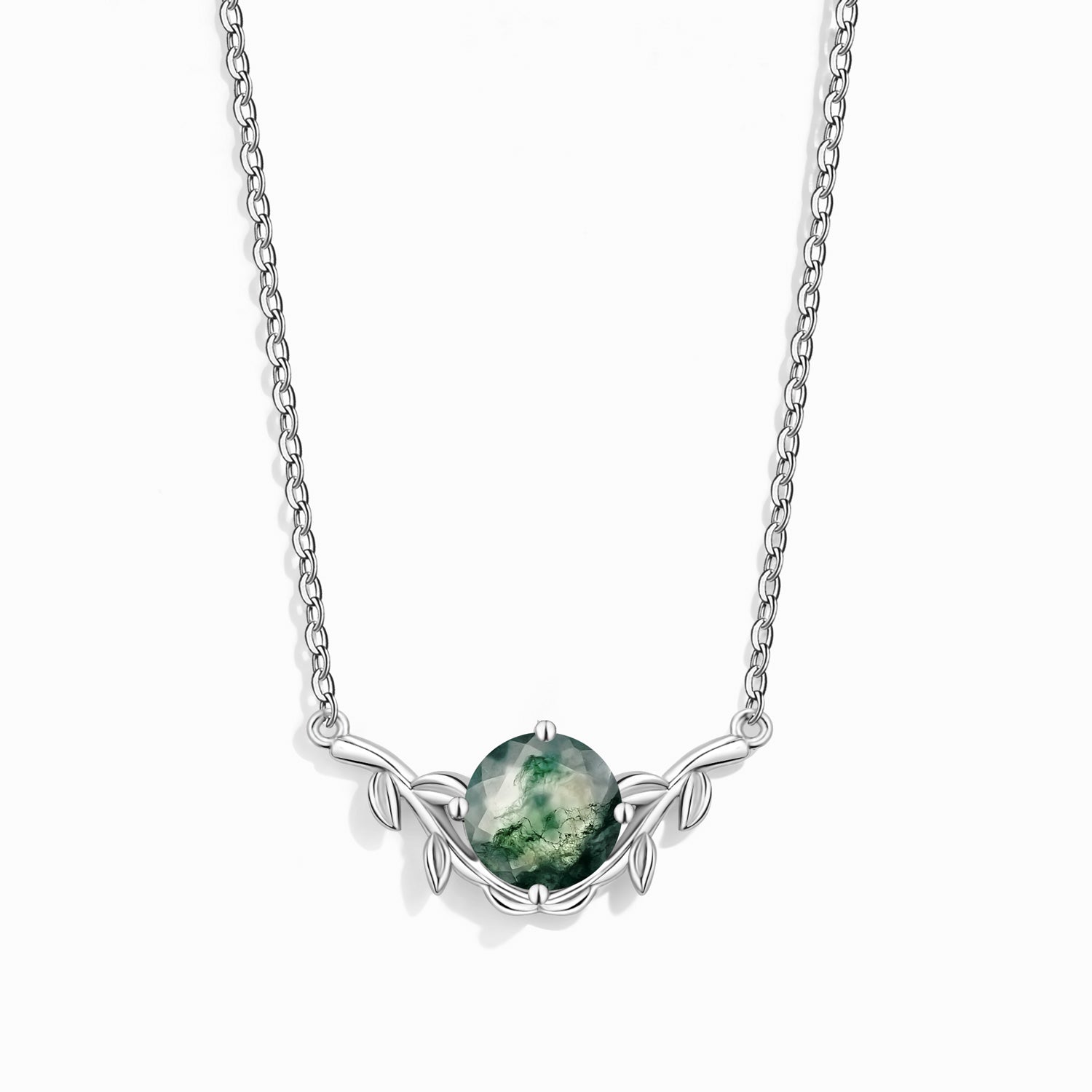 Healing Energy - Moss Agate Necklace - Num-Magic