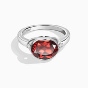 Self-Confidence - Garnet Rings - Num-Magic