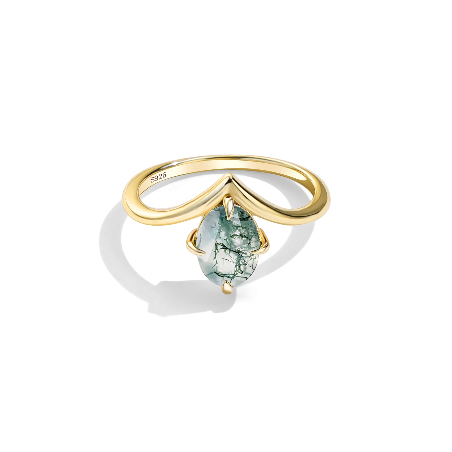 Nature's Balance - Moss Agate Rings - Num-Magic