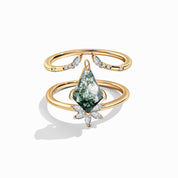 Positive Vibes - Moss Agate Rings - Num-Magic