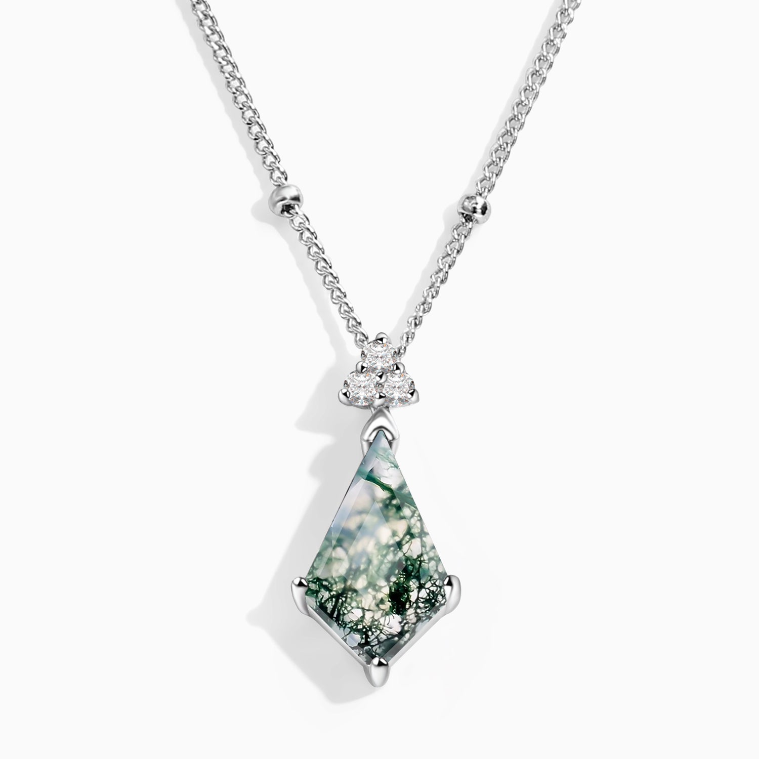 Emotional Healing - Moss Agate Necklace - Num-Magic