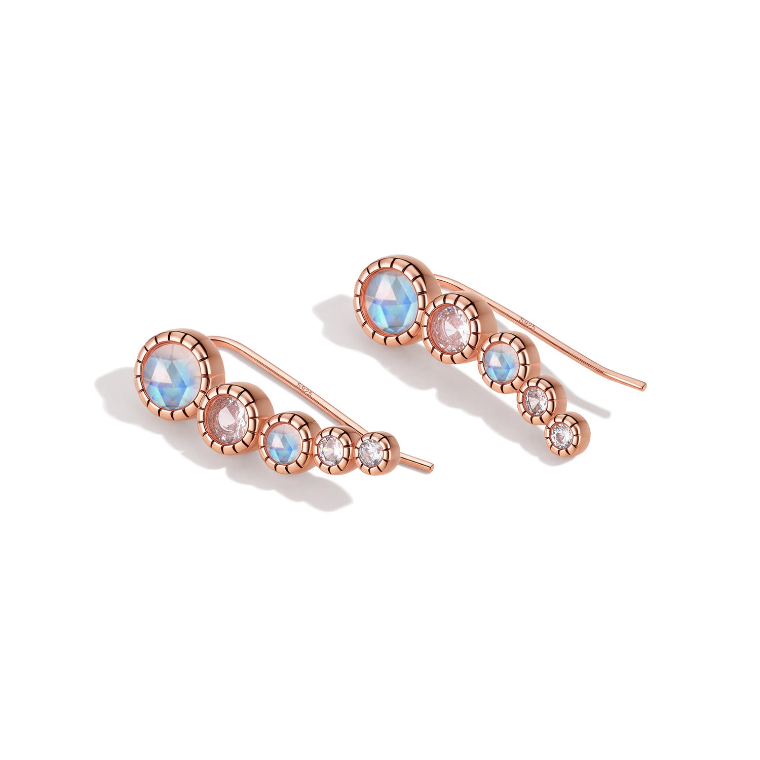 Spiritual Growth - Moonstone Earrings - Num-Magic