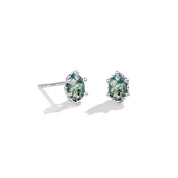 Manifest Abundance - Moss Agate Earrings - Num-Magic