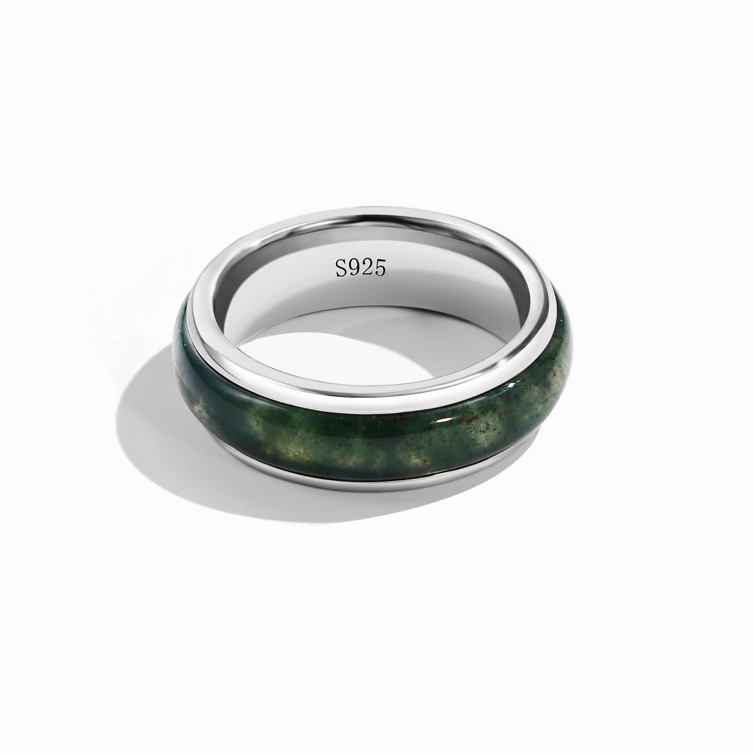 Mindfulness Tool - Moss Agate Rings - Num-Magic