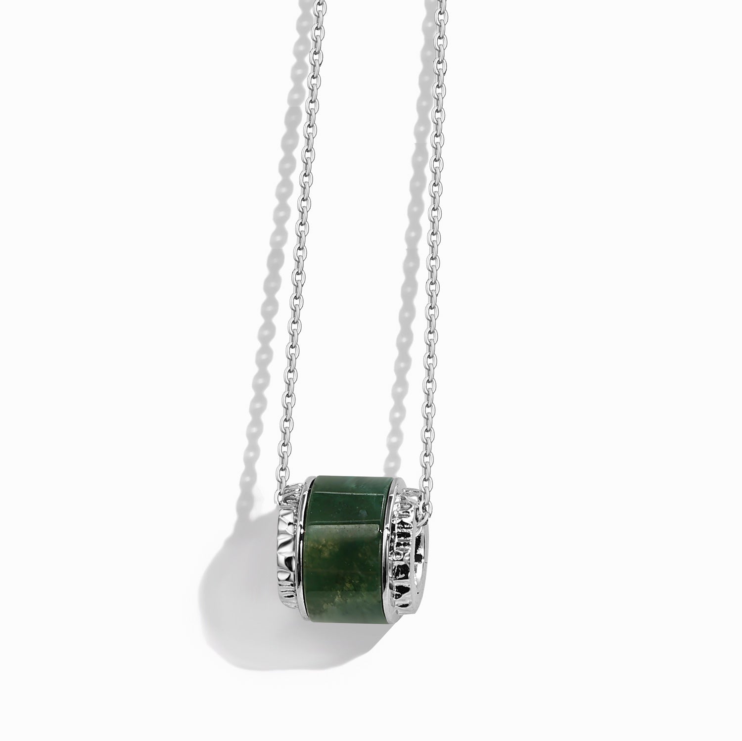 Luck Enhancing - Moss Agate Necklace - Num-Magic