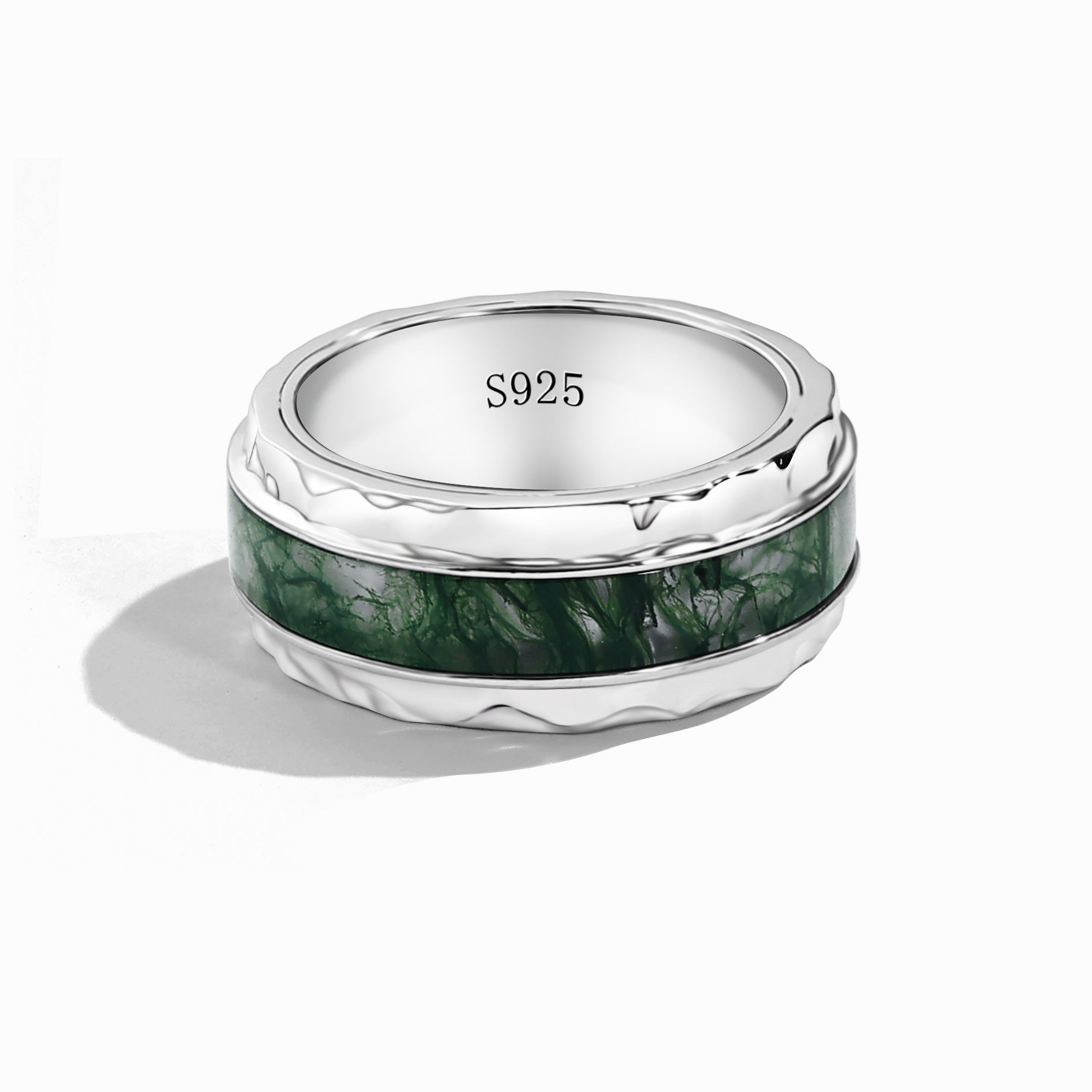 Positive Vibration - Moss Agate Rings - Num-Magic
