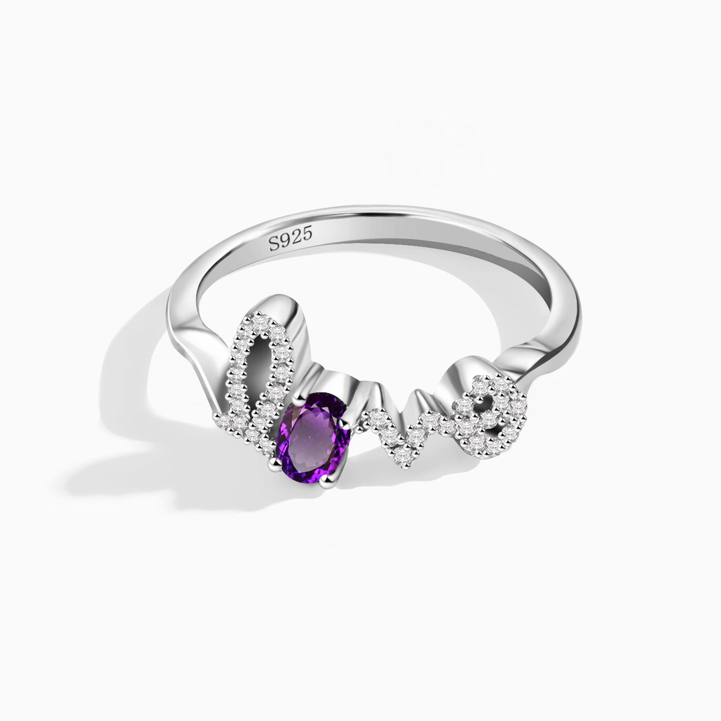 Grounding Energy - Amethyst Rings - Num-Magic