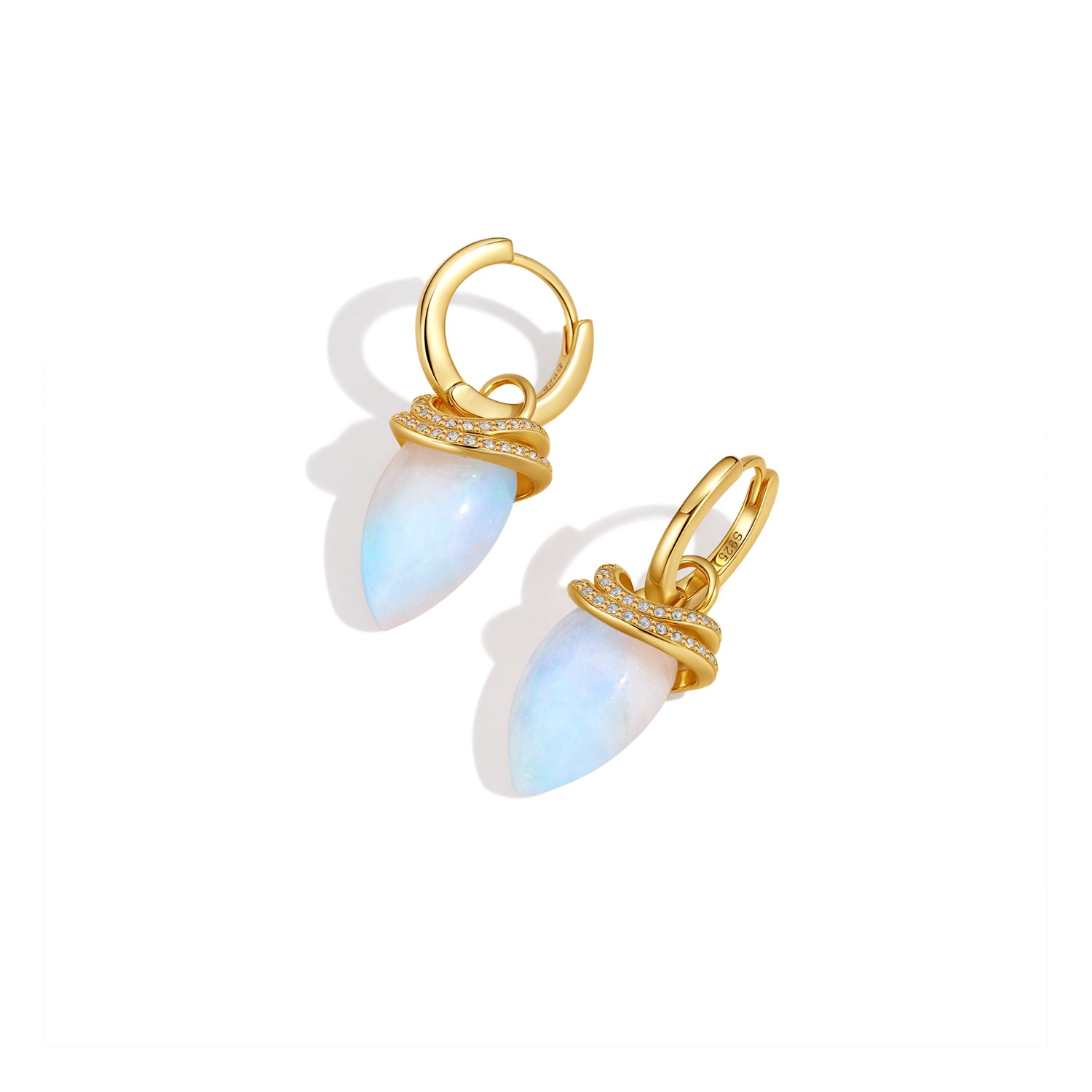 Growth Support - Moonstone Earrings - Num-Magic