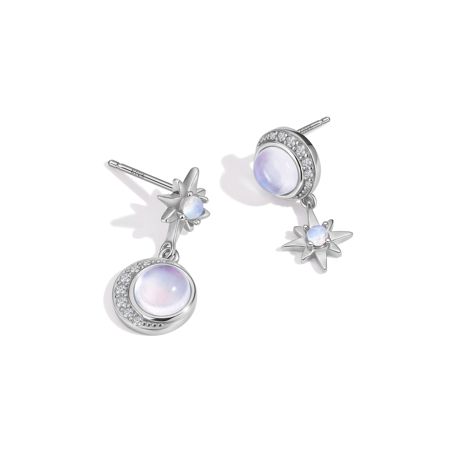 Feminine Power - Moonstone Earrings - Num-Magic