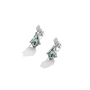 New Beginnings - Moss Agate Earrings - Num-Magic