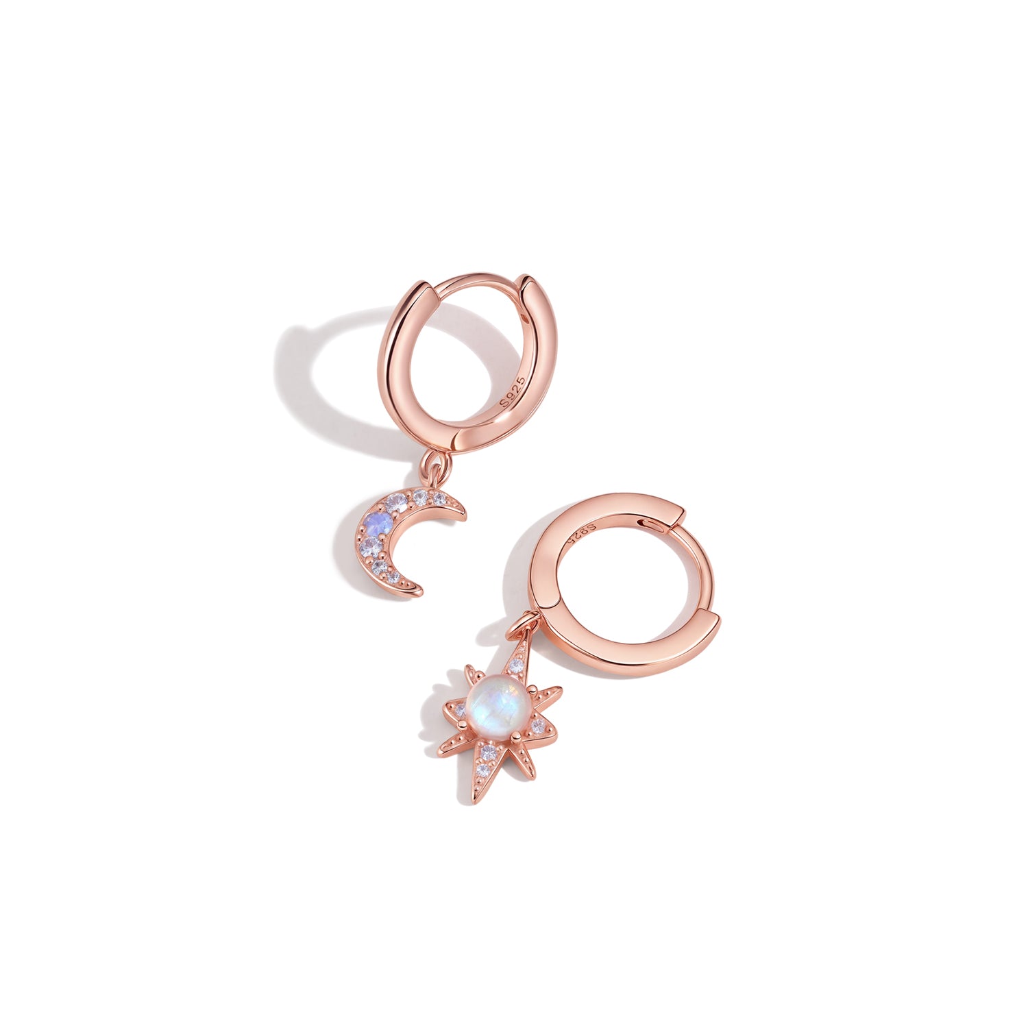 Inner Reflection- Moonstone Earrings - Num-Magic