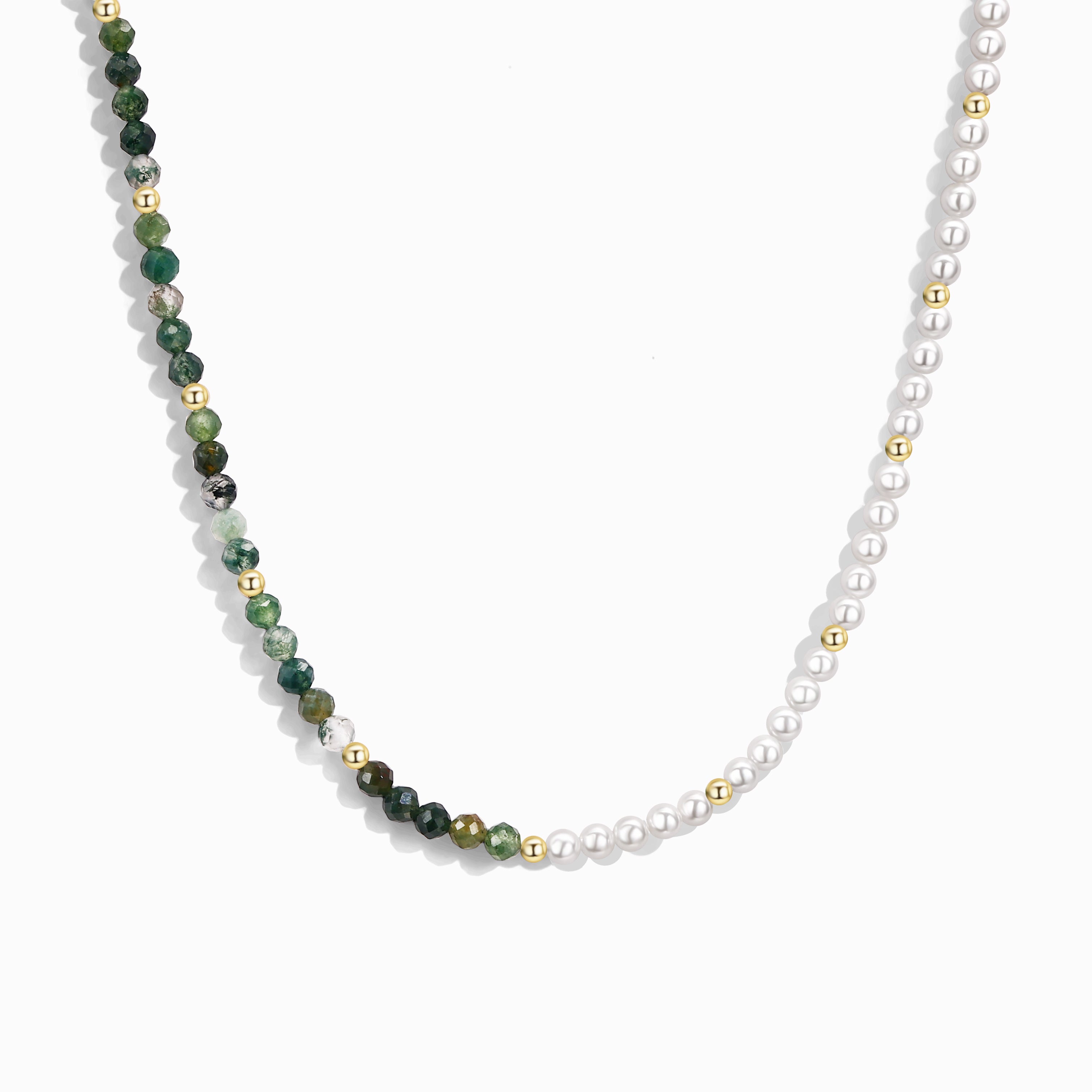 Love Nurturing - Moss Agate Necklace - Num-Magic