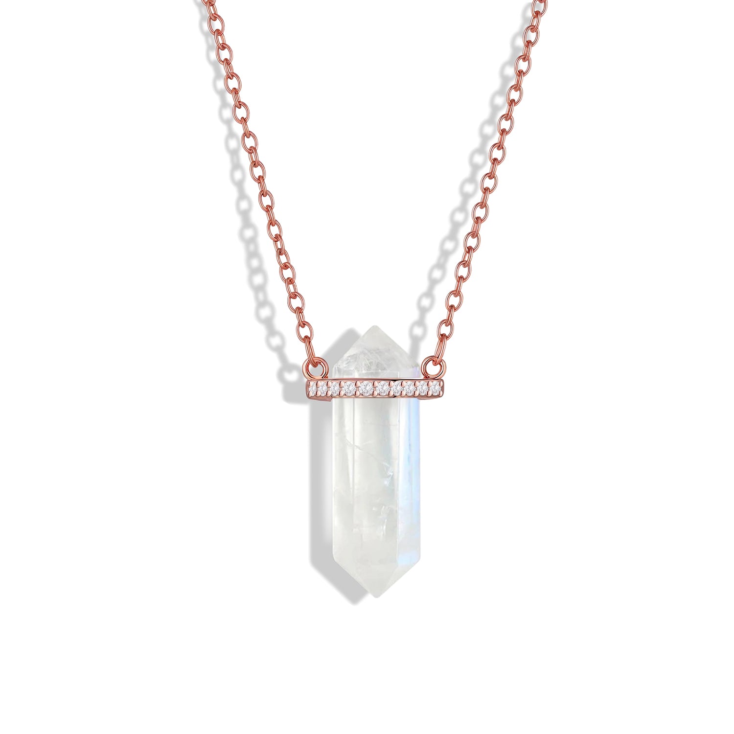 Patience Boost - Moonstone Necklace - Num-Magic