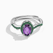 Calming Aura - Amethyst Rings - Num-Magic