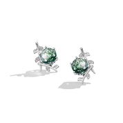 Fresh Vitality - Moss Agate Earrings - Num-Magic