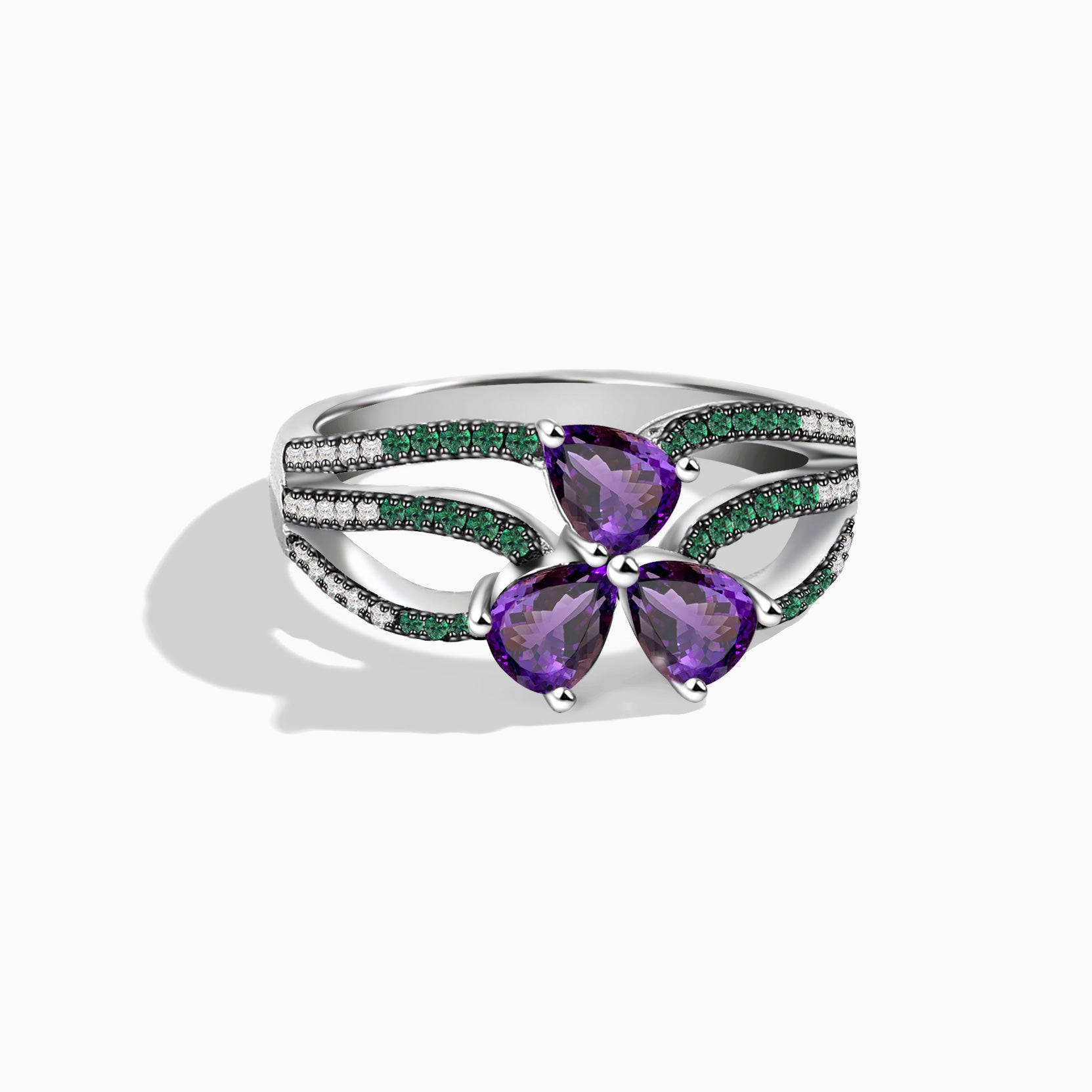 Emotional Release - Amethyst Rings - Num-Magic