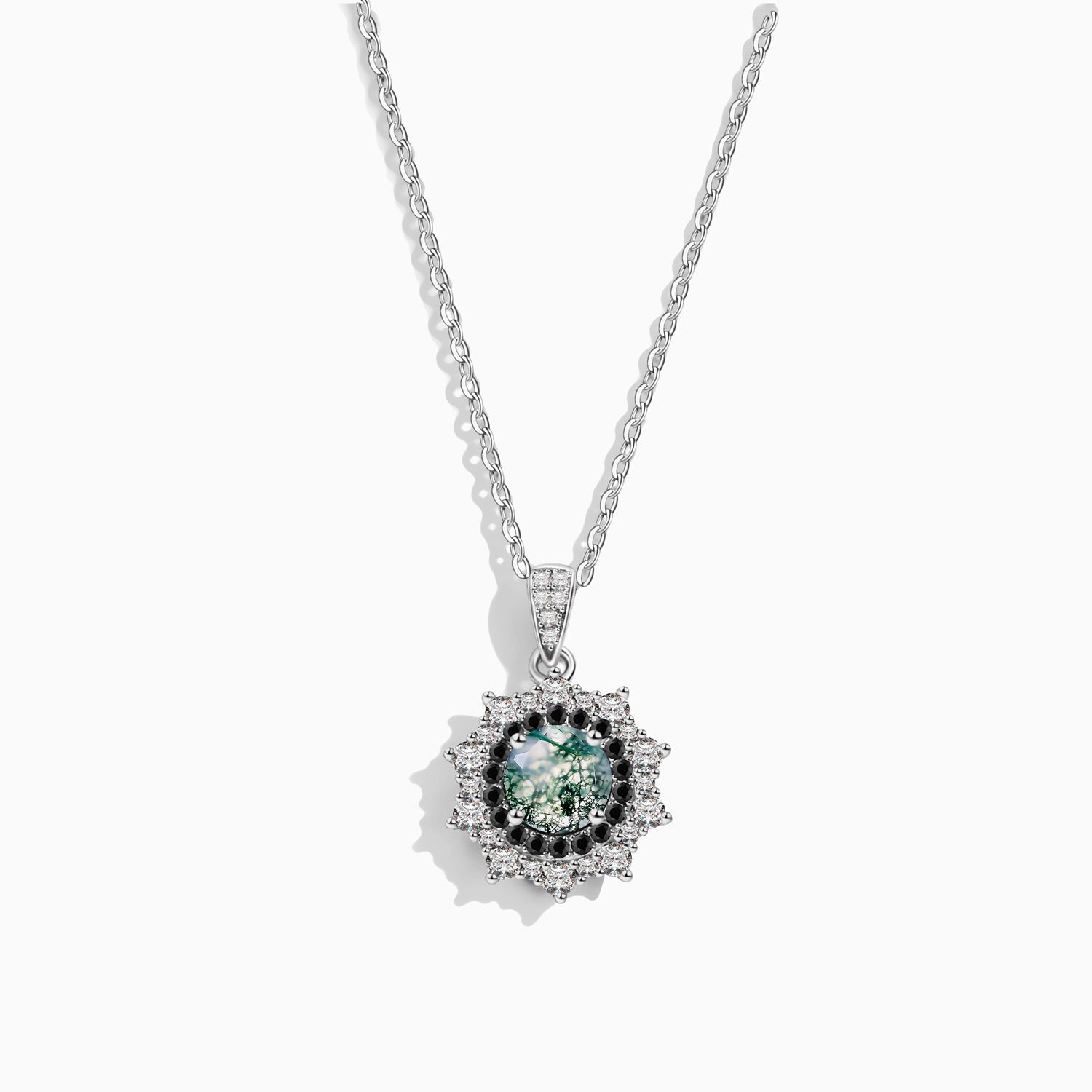 Mind Clarity - Moss Agate Necklace - Num-Magic