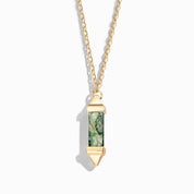 Spiritual Growth - Moss Agate Necklace - Num-Magic