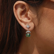 Spiritual Growth - Moss Agate Earrings - Num-Magic
