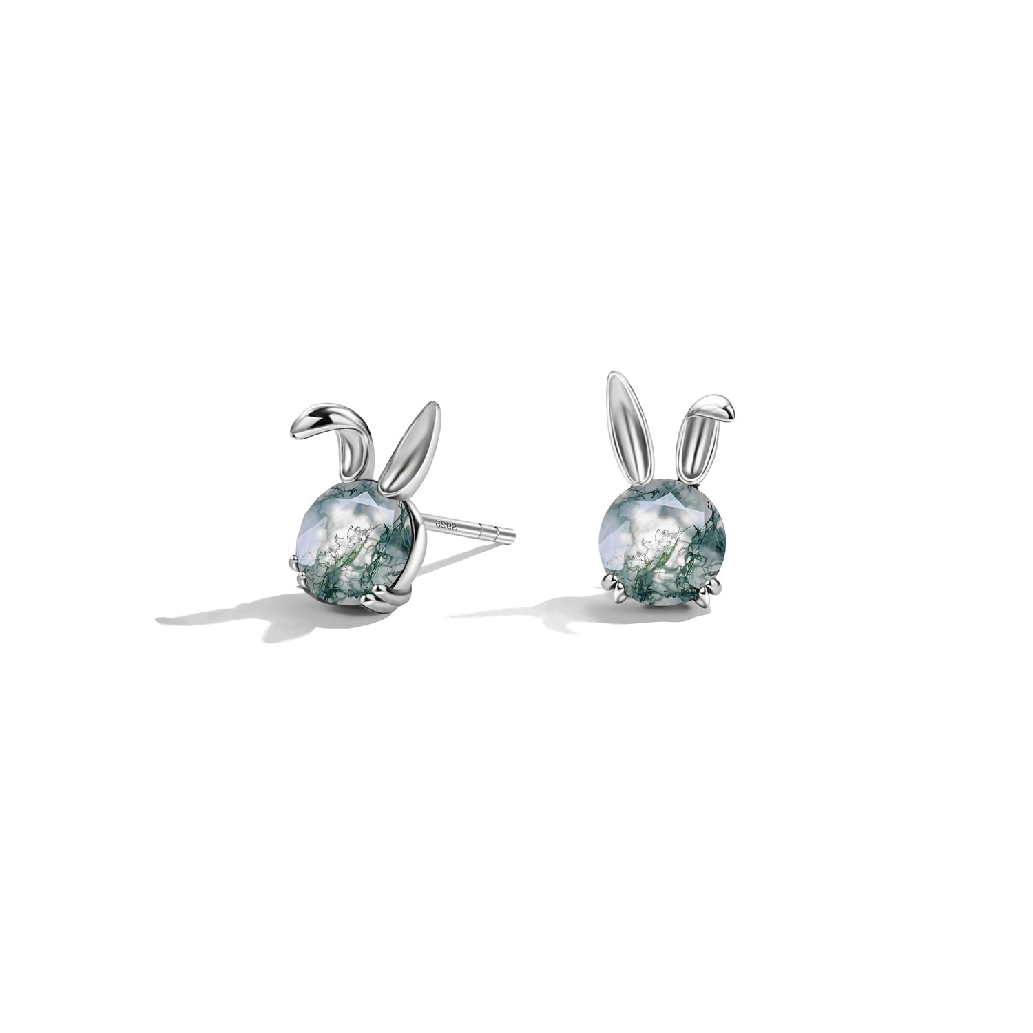 Serene Focus - Moss Agate Earrings - Num-Magic