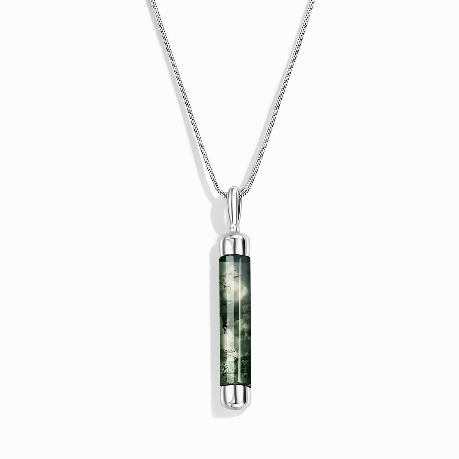 Earth Connection - Moss Agate Necklace - Num-Magic