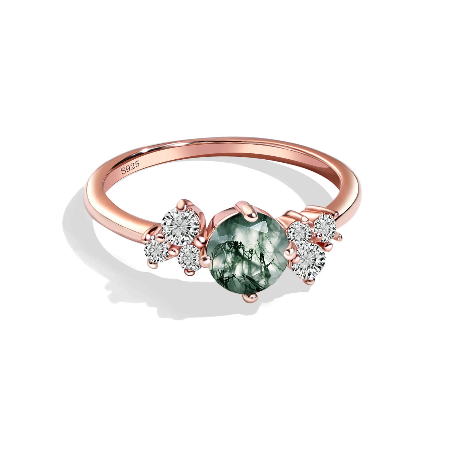 Stability Foundation - Moss Agate Rings - Num-Magic