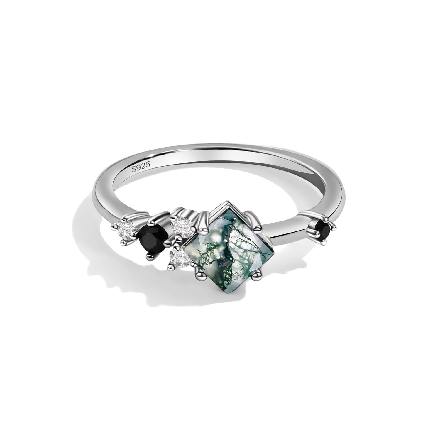 Spiritual Awareness - Moss Agate Rings - Num-Magic