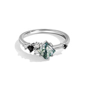 Spiritual Awareness - Moss Agate Rings - Num-Magic