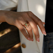 Heart Healing - 3PCS Moss Agate Rings - Num-Magic