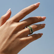 Positive Vibration - Moss Agate Rings - Num-Magic