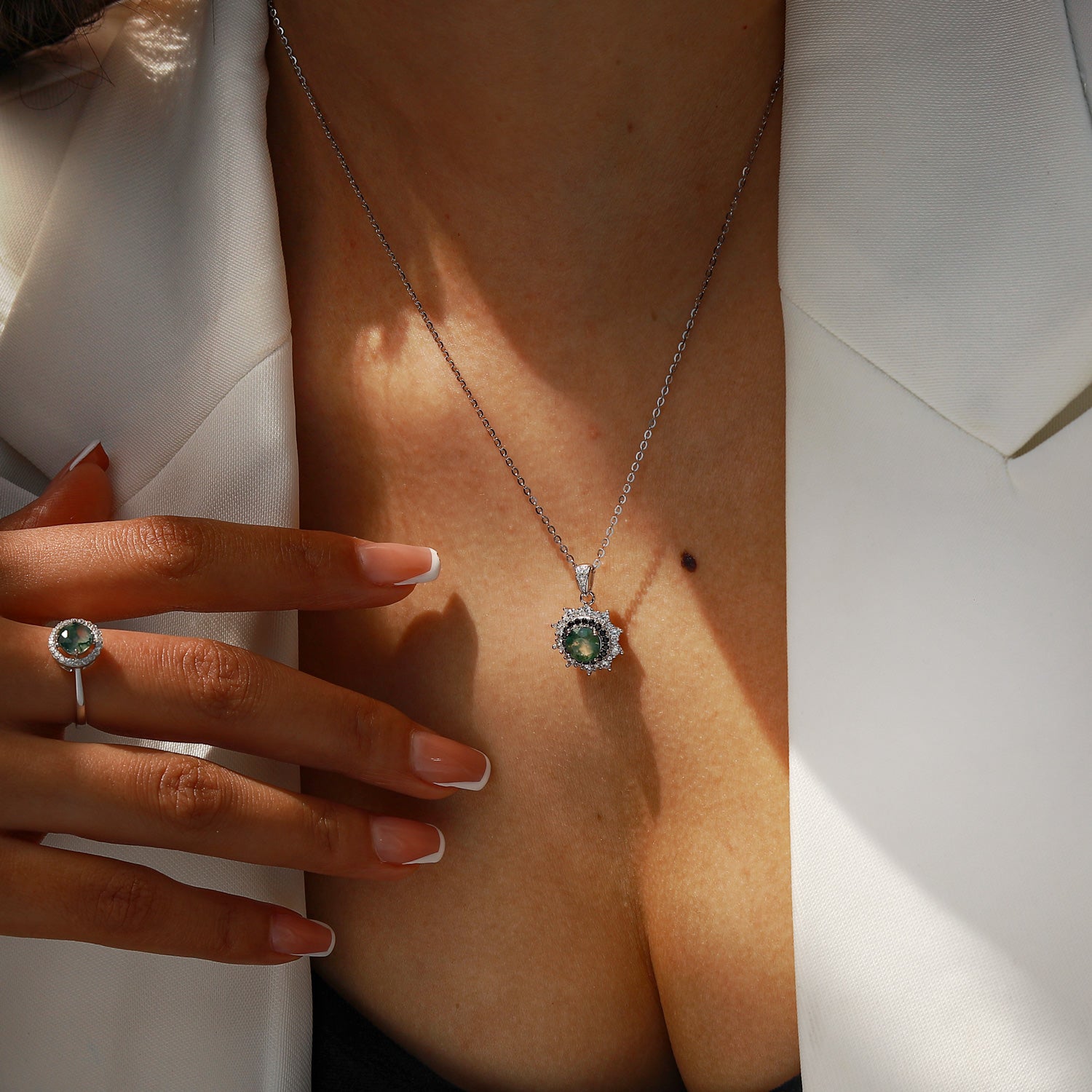 Mind Clarity - Moss Agate Necklace - Num-Magic