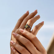 Creativity Boost - 3PCS Moss Agate Rings - Num-Magic