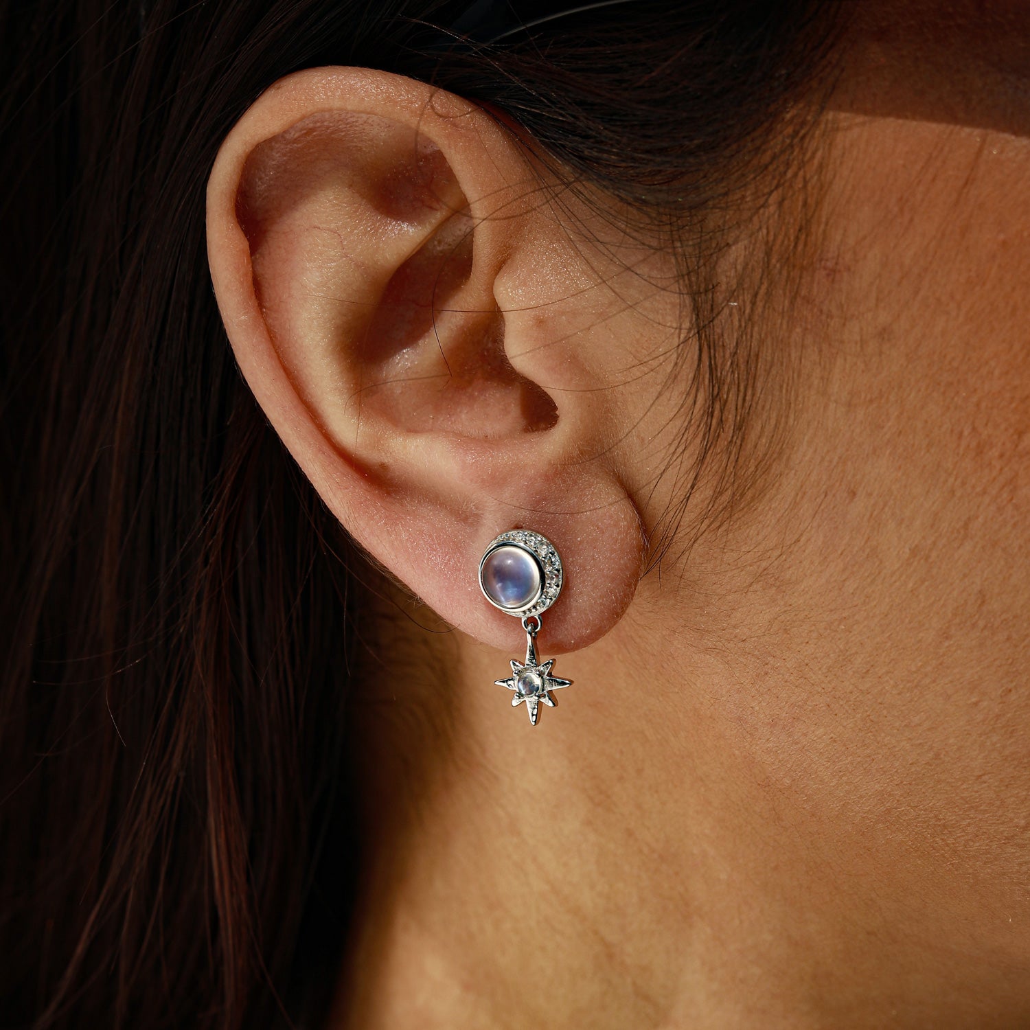 Feminine Power - Moonstone Earrings - Num-Magic