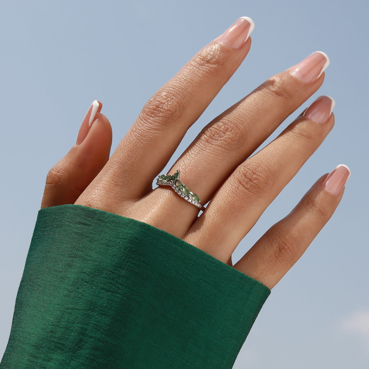 Spiritual Awareness - Moss Agate Rings - Num-Magic