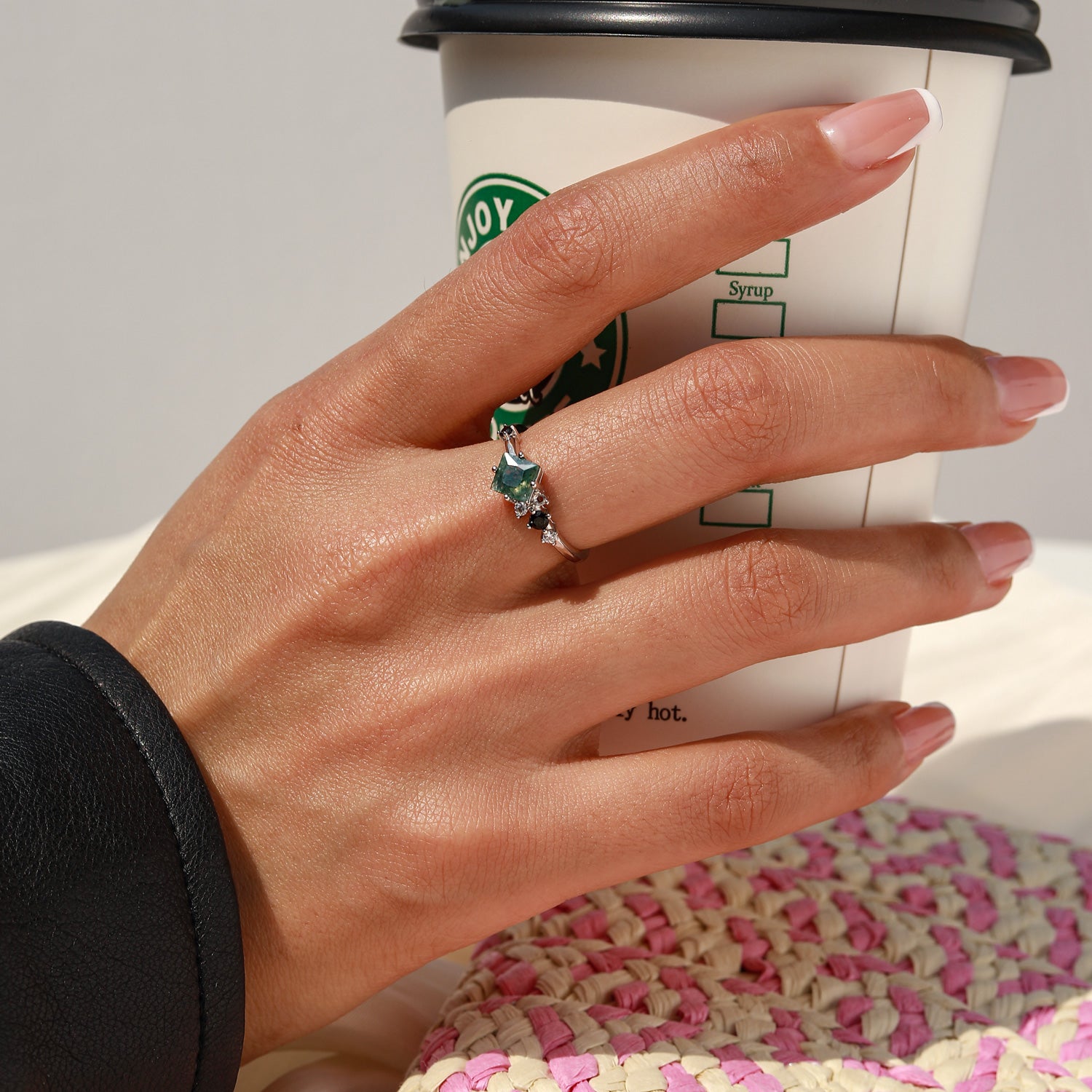 Spiritual Awareness - Moss Agate Rings - Num-Magic