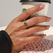 Spiritual Awareness - Moss Agate Rings - Num-Magic