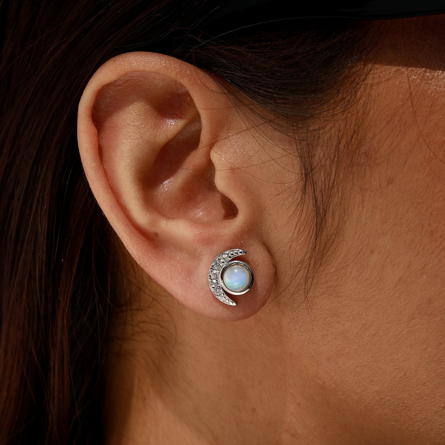 Spiritual Guidance - Moonstone Earrings - Num-Magic