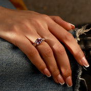 Emotional Healing - Amethyst Rings - Num-Magic