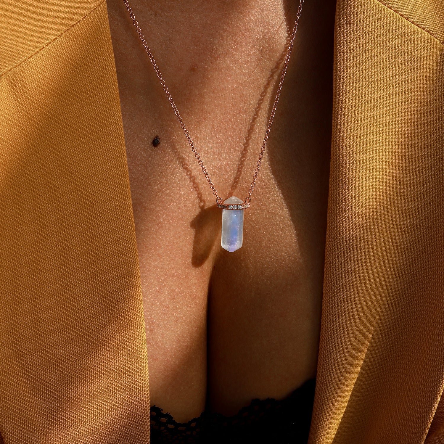 Patience Boost - Moonstone Necklace - Num-Magic