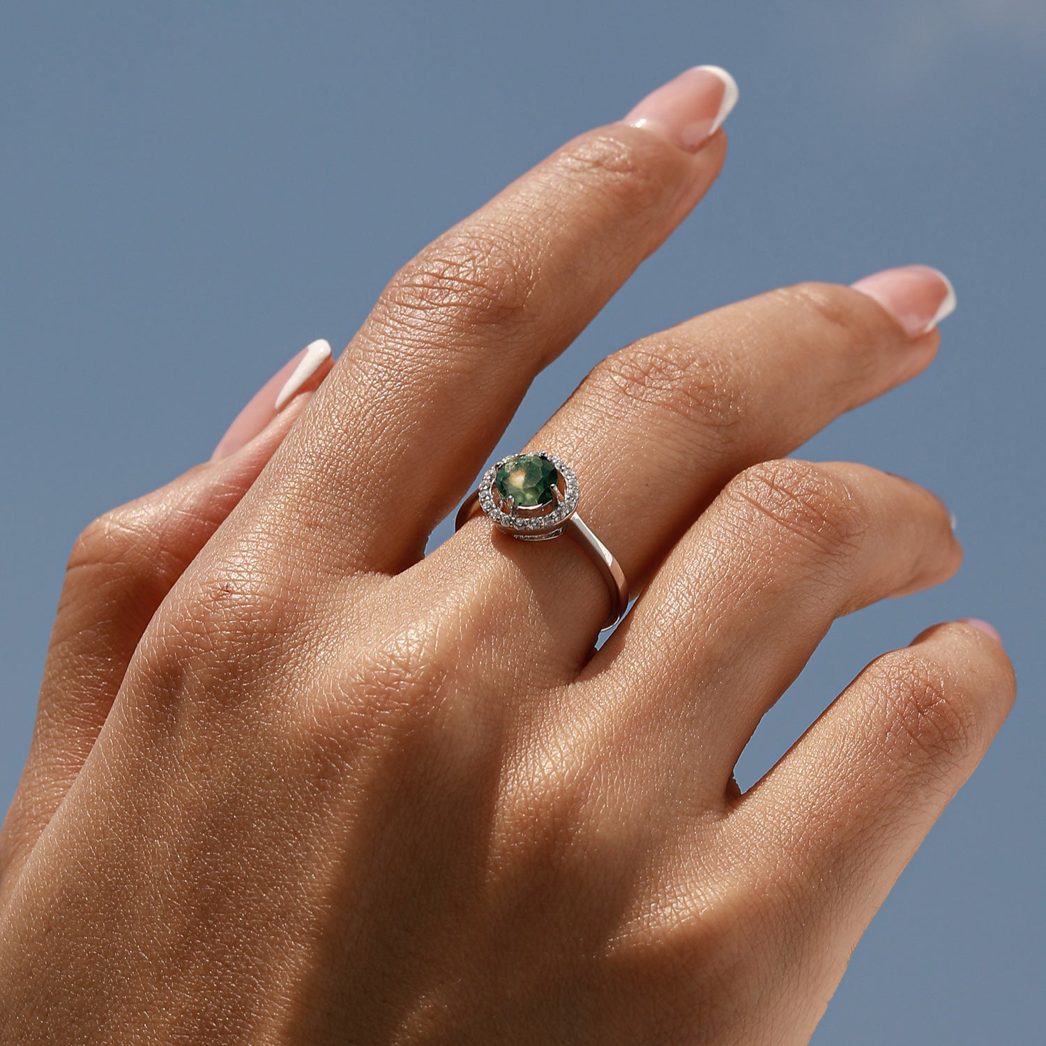Healing Aura - Moss Agate Rings - Num-Magic