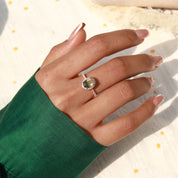 Tranquil Energy - CZ Moss Agate Rings - Num-Magic